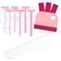 Kit Cartonagem Régua com proteção + Espátula + Gabarito T MDF