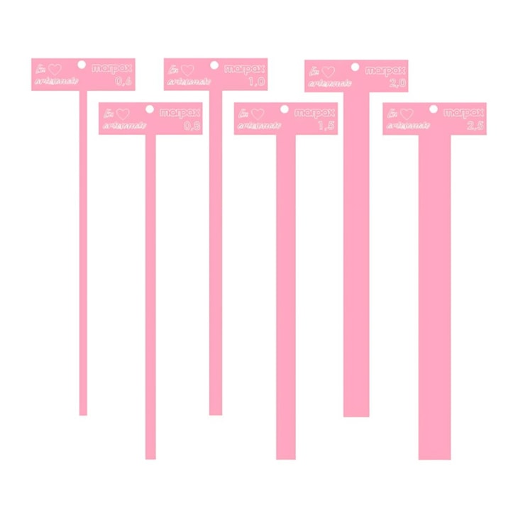 Kit Cartonagem Régua Proteção + Espátula + Gabarito T MDF