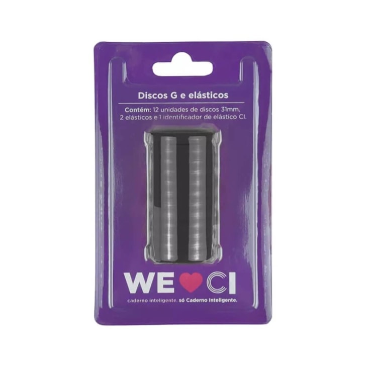 Kit de Disco para Caderno Inteligente G + Elástico Preto