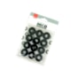 Kit de Disco Preto 2,5 cm para Caderno Brw