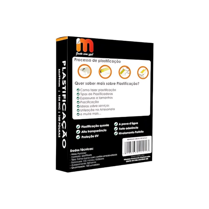 Kit de Plastificação Polaseal CPF 66x99x0,05mm com 800un