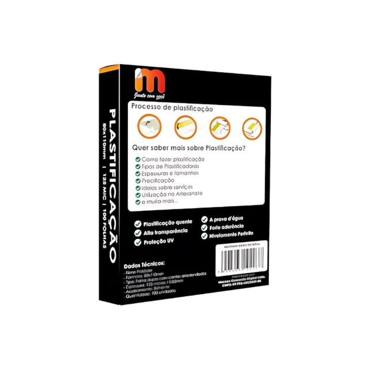 Kit de Plastificação Polaseal RG 80x110x0,05mm com 800un