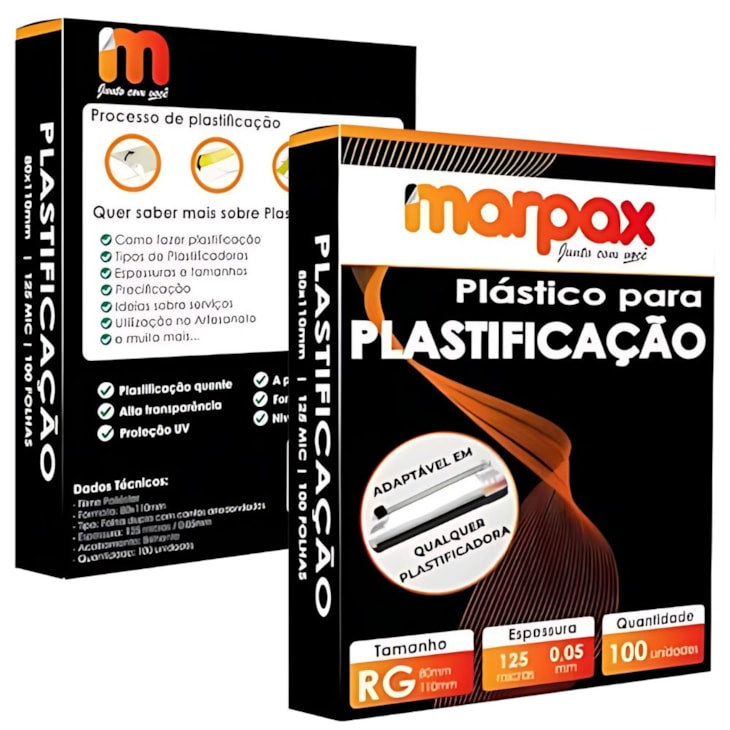Kit de Plastificação Polaseal RG 80x110x0,05mm com 800un