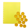 Kit Disco Inteligente Amarelo + Divisórias e Subcapas Amarelo