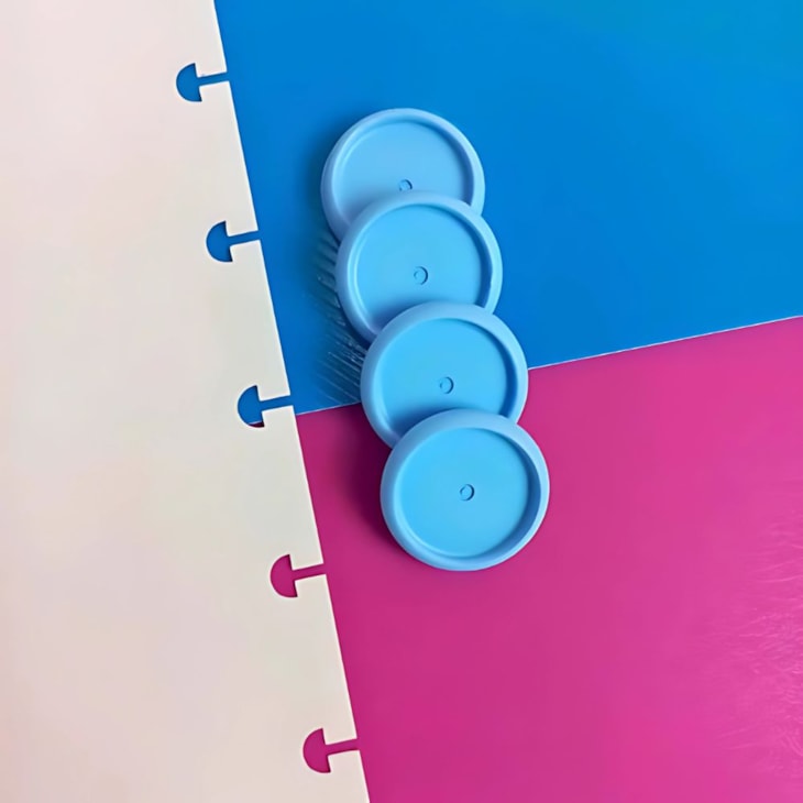 Kit Disco Inteligente Azul Bebê + Divisórias e Subcapas Azul