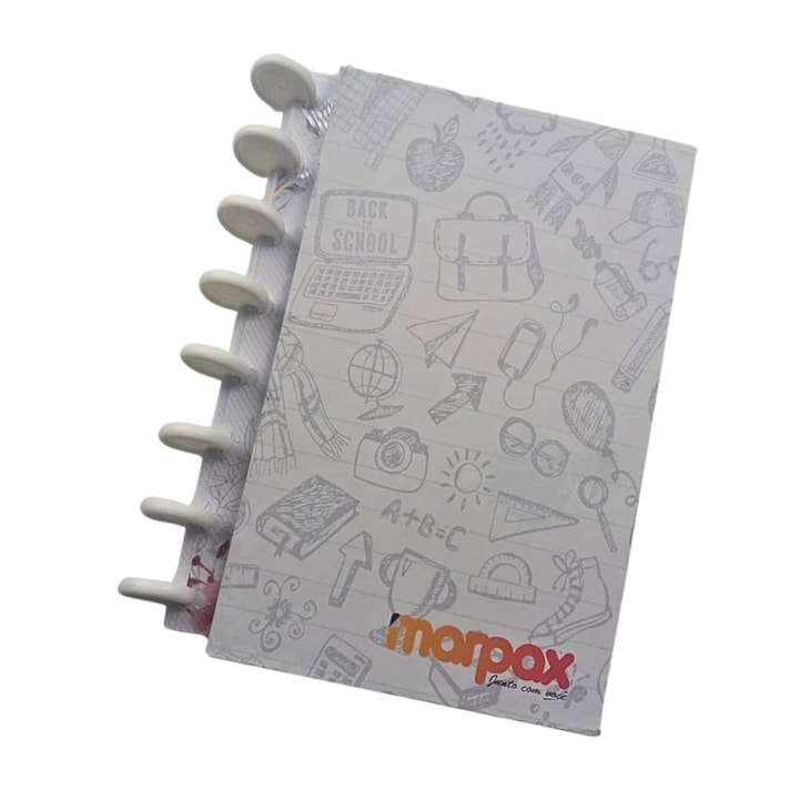 Kit Disco Inteligente Branco 31mm P/ Caderno Marpax 60un