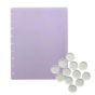 Kit Disco Inteligente Branco + Divisórias e Subcapas Lilás