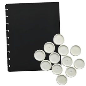Kit Disco Inteligente Branco + Divisórias e Subcapas Preto