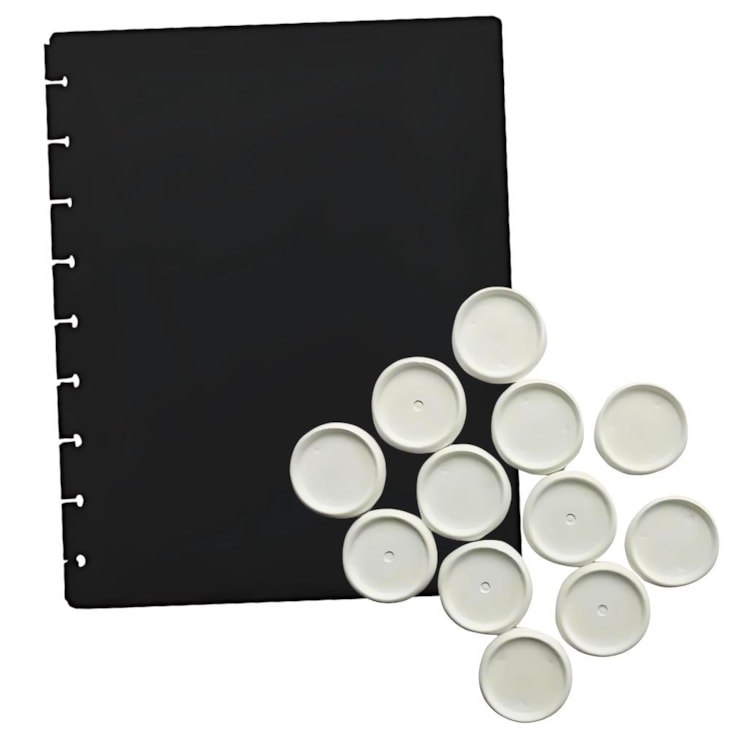 Kit Disco Inteligente Branco + Divisórias e Subcapas Preto