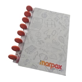 Kit Disco Inteligente Laranja 24mm p/ Caderno Marpax 120un