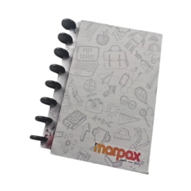 Kit Disco Inteligente Preto 24mm p/ Caderno Marpax 60un