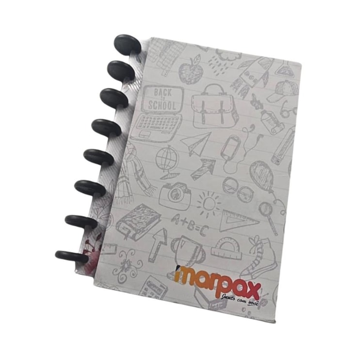 Kit Disco Inteligente Preto 31mm P/ Caderno Marpax 60un