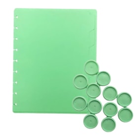 Kit Disco Inteligente Verde + Divisórias e Subcapas Verde