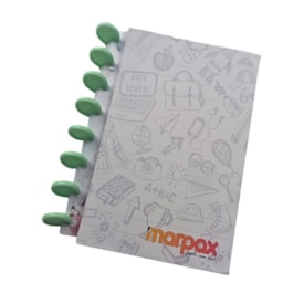 Kit Disco Inteligente Verde Menta 24mm Caderno Marpax 60un