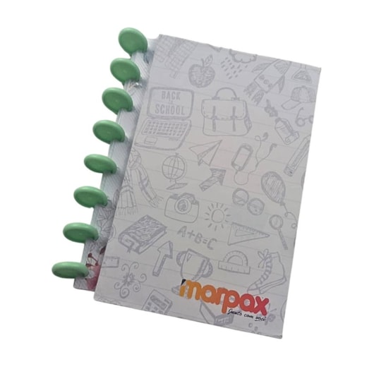 Kit Disco Inteligente Verde Menta 31mm P/ Caderno Marpax 120un