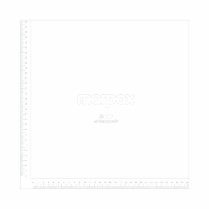 Kit Dobra Folha 30cmx30cm C/ Gabarito Transparente Marpax