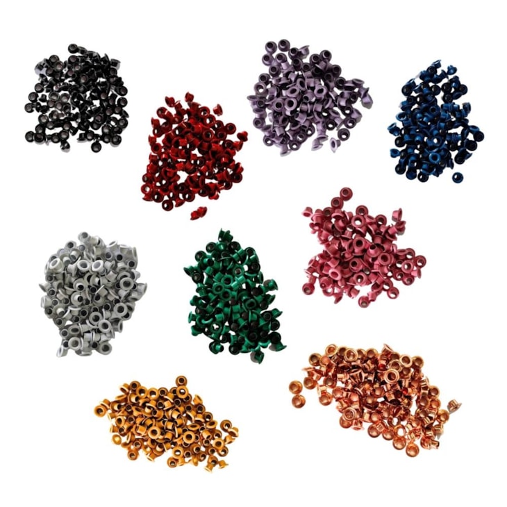 Kit Elástico Colombe N°12 + Ilhós N°51 Marpax com 9 Cores