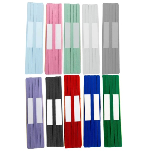 Kit Elástico São José Colombe Color N.12 10 cores 10mts #1