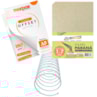 Kit encadernação 180g Offset A5 + Papel Paraná + Espiral Metal