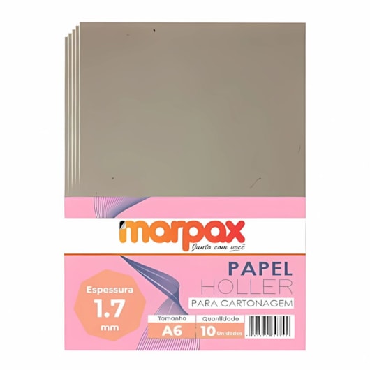 Kit encadernação 240g Offset A6 + Papel holler + wire-o