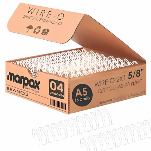 Kit encadernação 240g Offset A6 + Papel holler + wire-o