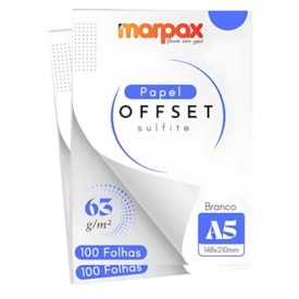 Kit Encadernação 63g Offset A5 + Papel Paraná + Espiral