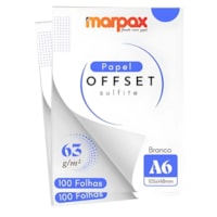 Kit Encadernação 63g Offset A6 Liso + Papel Holler + Wire-O