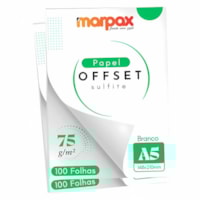 Kit Encadernação 75g Offset A5 Liso + Papel paraná + Wire-O