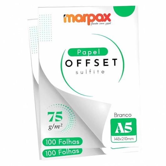 Kit encadernação 75g Offset A5 + Papel Paraná + Espiral Metal