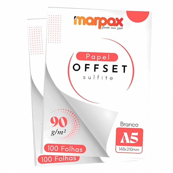 Kit Encadernação 90g Offset A5 Liso + Papel paraná + Wire-O