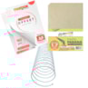 Kit encadernação 90g Offset A5 + Papel Paraná + Espiral Metal