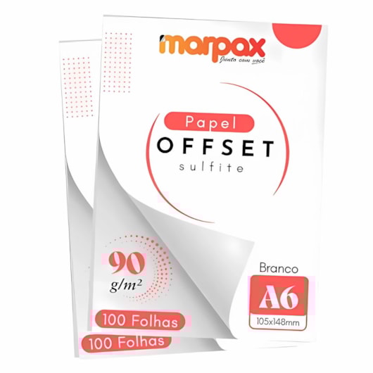 Kit encadernação 90g Offset A6 + Papel holler + wire-o