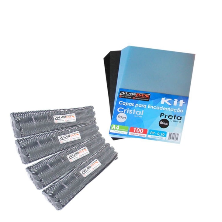 Kit Encadernação - Encadernadora A4-X + Refiladora + Insumos