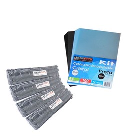 Kit Encadernação - Encadernadora A4-X + Refiladora + Insumos
