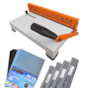 Kit Encadernação Encadernadora Espiral A4-X Marpax + 100 Capas + 100 Espirais