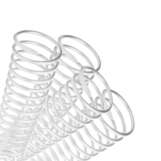 Kit Encadernação Espiramatic + Cartonagem e Espiral Metal Branco Marpax