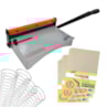 Kit Encadernação Espiramatic + Cartonagem e Espiral Metal Branco Marpax
