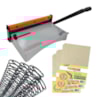 Kit Encadernação Espiramatic + Cartonagem e Espiral Metal Preto Marpax