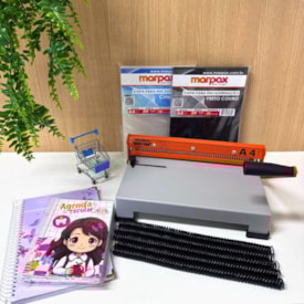 Kit Encadernação Iniciante Essencial Marpax Espiral A4-X