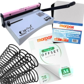 Kit Encadernação Iniciante Essencial Marpax Espiral Color
