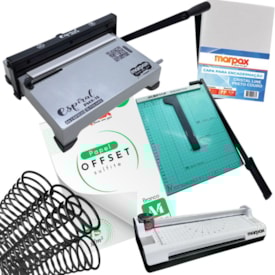 Kit Encadernação para Iniciante Premium Marpax Espiramatic