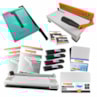 Kit Encadernação + Plastificadora 110v, Guilhotina e insumos