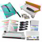 Kit Encadernação + Plastificadora 220v, Guilhotina e insumos