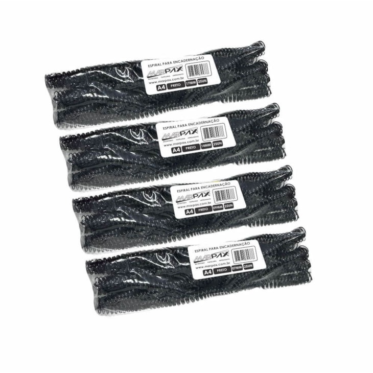 Kit Encadernadora A4 Espiramatic + 100 Capas + 100 Espirais