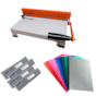 Kit Encadernadora A4-X + Capas Coloridas + Espirais Preto