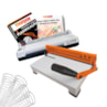 Kit Encadernadora A4-X + Plastificadora 320e 110v + Insumos Marpax