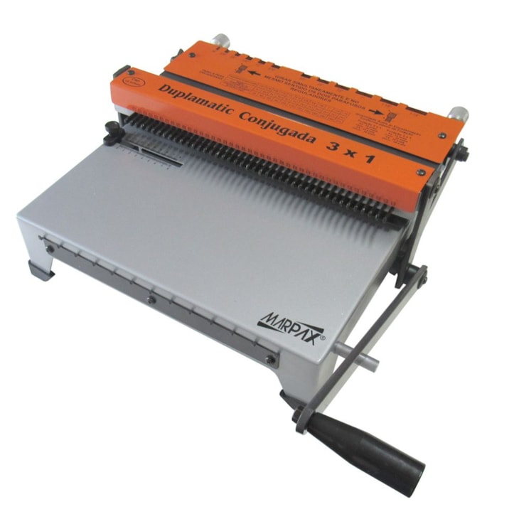 Kit Encadernadora de wire-o 3x1 + 100 Capas A4 + 100 Wire-o