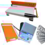 Kit Encadernadora Espiral A4-X Marpax + 100 Capas + 100 Espirais + Guilhotina