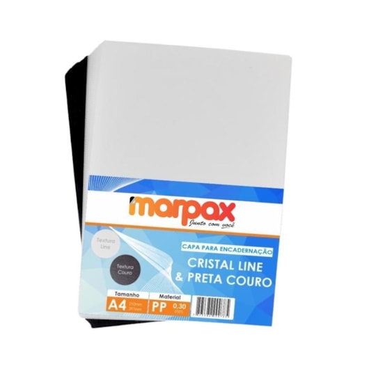 Kit Encadernadora Espiral Color Branco + 100 Capas e 100 Espirais Marpax