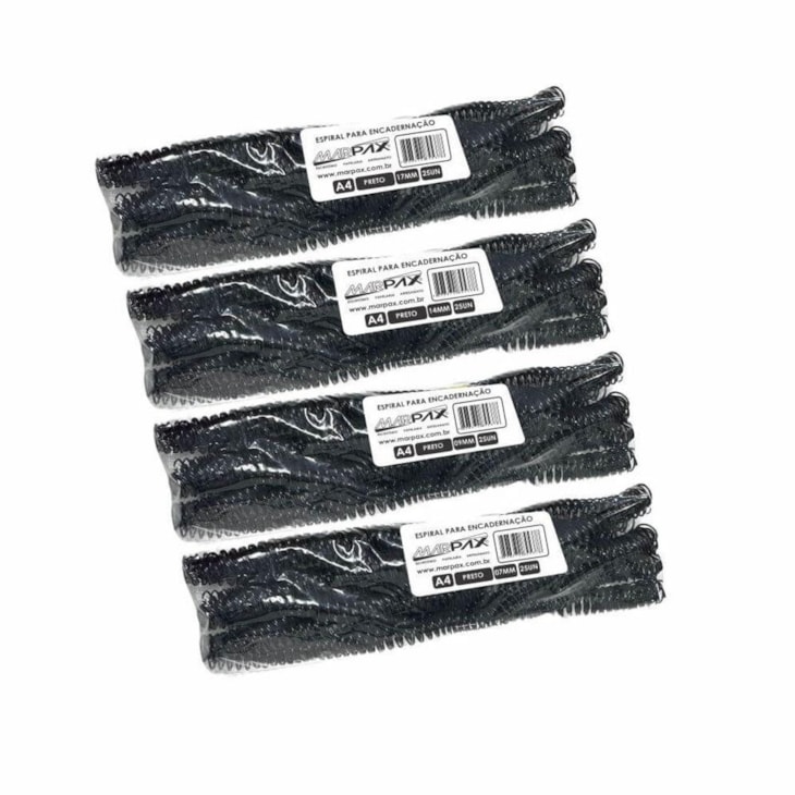 Kit Encadernadora Espiral Color Branco + Capas e Espirais
